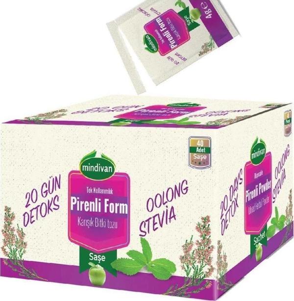 Pirenli Form Detox Çayı 40'lı - Image 1