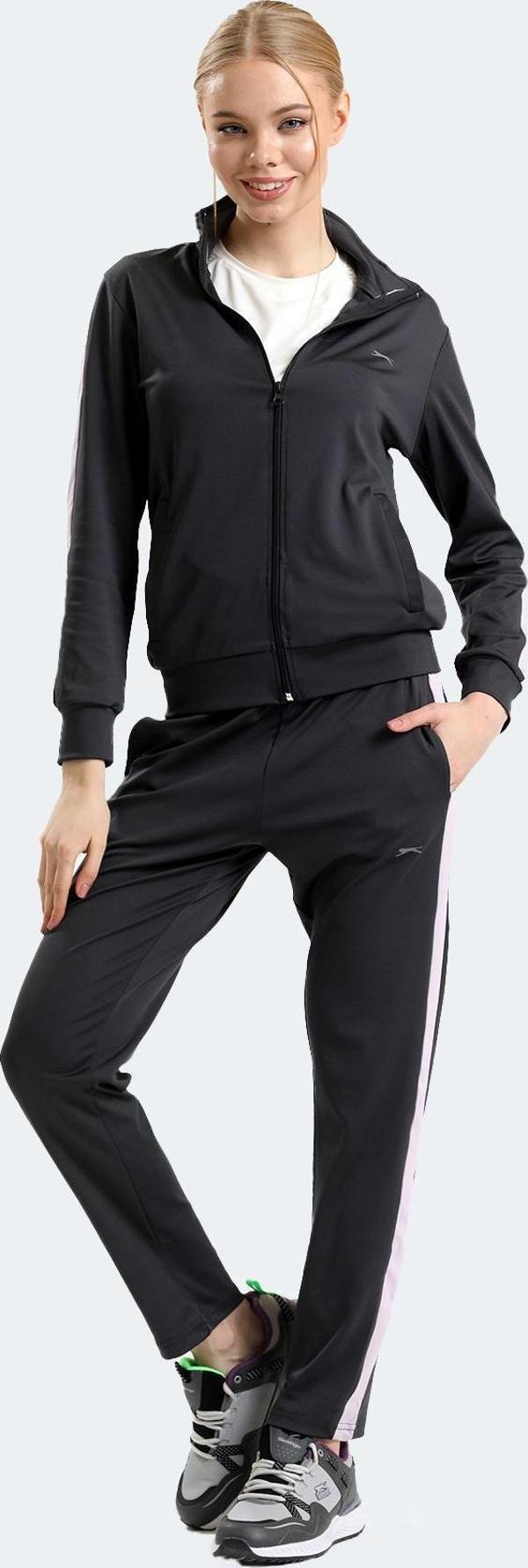 Slazenger RIFLE Kadın Eşofman Takımı Koyu Gri - Image 1