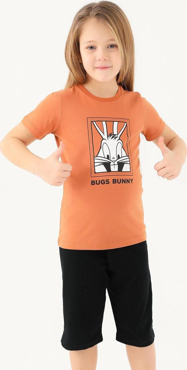 Looney Tunes L1589-2 Kız Çocuk Tişört Kehribar - Image 1