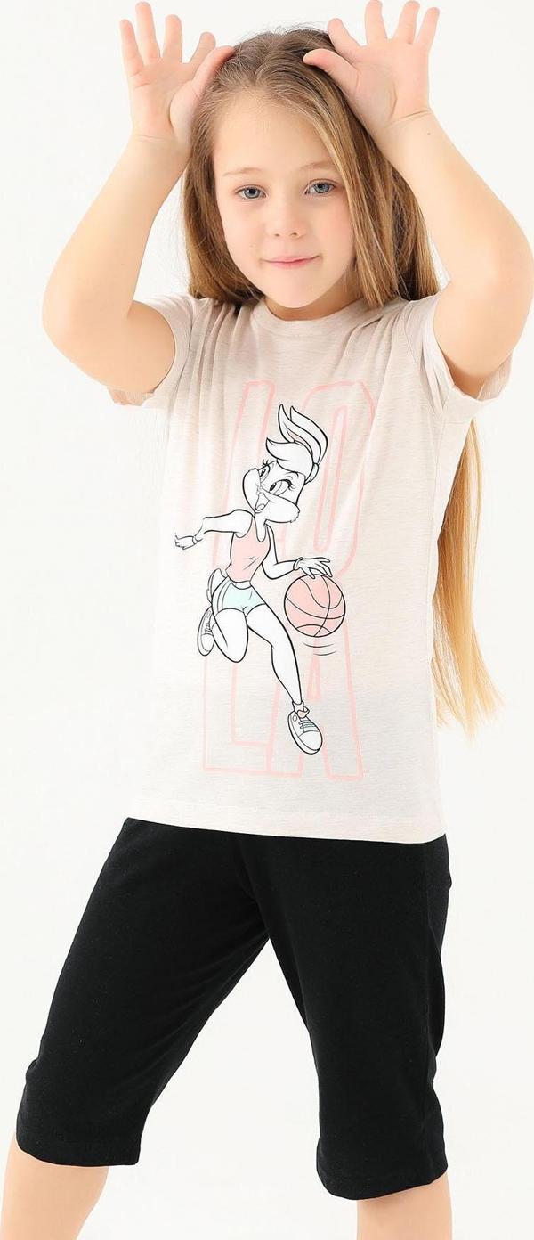 Looney Tunes L1590-2 Kız Çocuk Tişört Krem Melanj - Image 1