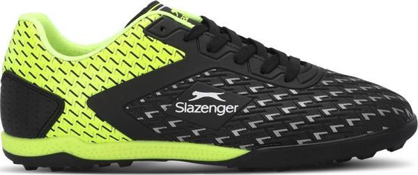 Slazenger CYCLE I HS Unisex Çocuk Futbol Ayakkabı Siyah / Yeşil - Image 1