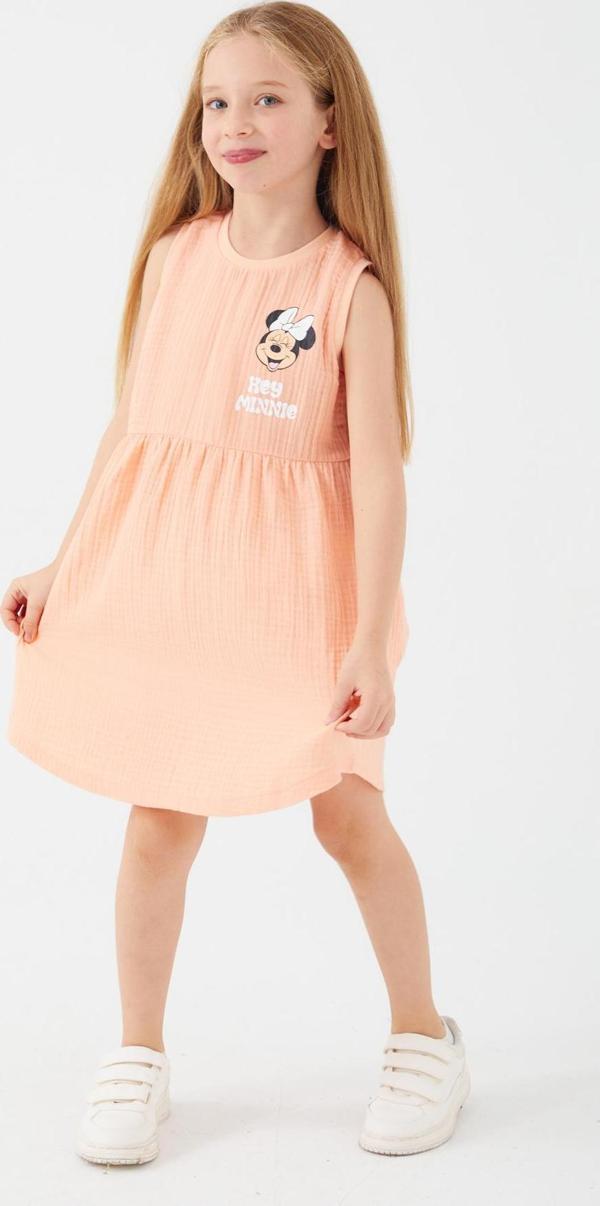 Minnie Mouse D4776-3 Kız Çocuk Gecelik Somon - Image 1