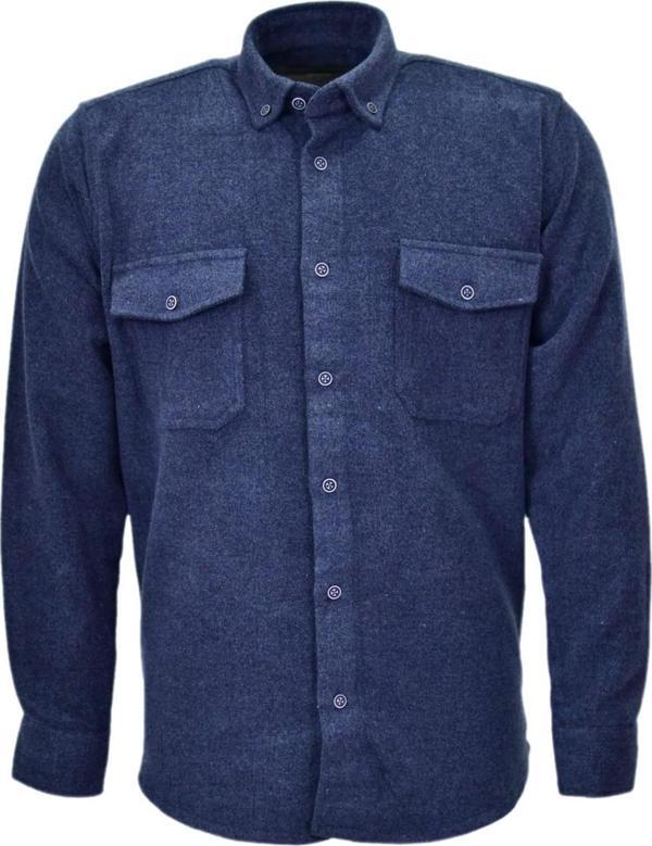 Erkek Kışlık Klasik Çift Cepli Oduncu Gömlek BGL-ST03901 - Image 1