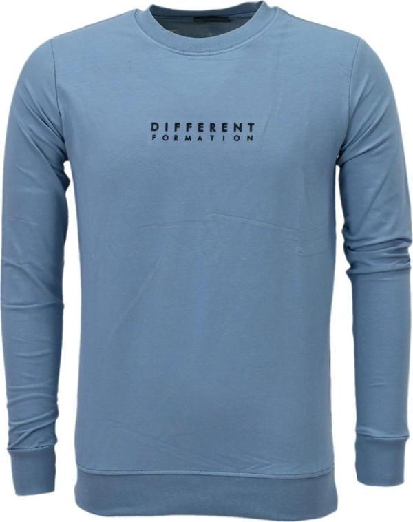 Erkek Spor Mevsimlik Sıfır Yaka Sweatshirt BGL-ST03933 - Image 1