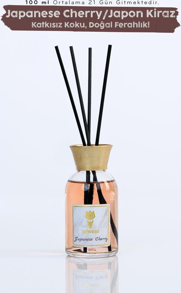 Hagen Japon Cherry Kokusu Çubuklu Oda Kokusu Bambu Kokusu Dolap Kokusu Banyo Ev Kokusu Oda Parfümü 100Ml - Image 1