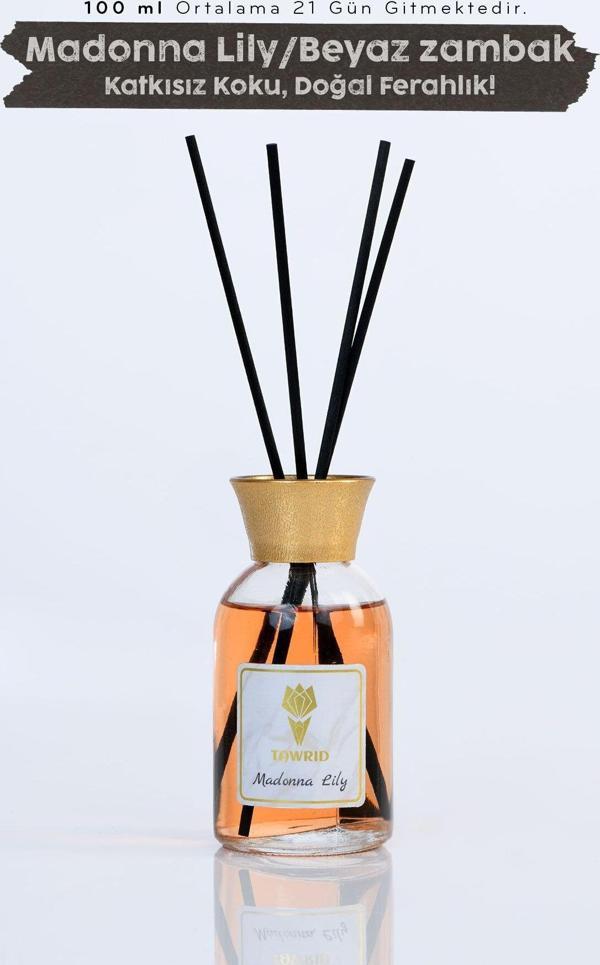 Hagen Madonna Lily Kokusu Çubuklu Oda Kokusu Bambu Kokusu Dolap Kokusu Banyo Ev Kokusu Oda Parfümü 100Ml - Image 1