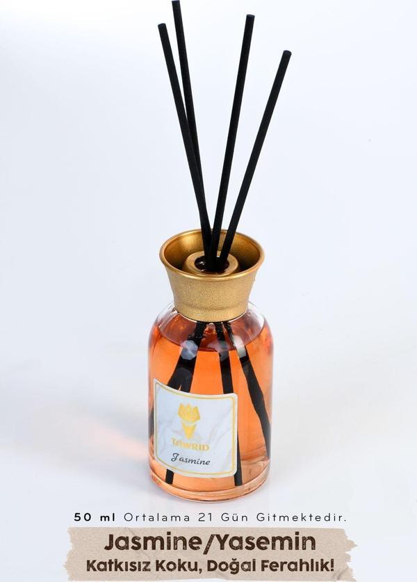 Hagen Jasmine Kokusu Çubuklu Oda Kokusu Bambu Kokusu Dolap Kokusu Banyo Ev Kokusu Oda Parfümü 50Ml - Image 1