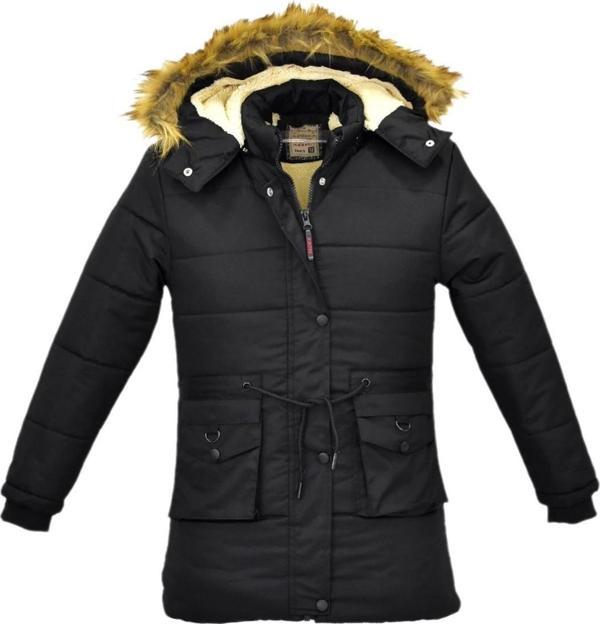 Kız Çocuk Kapüşonlu Mont BS-2022 - Image 1