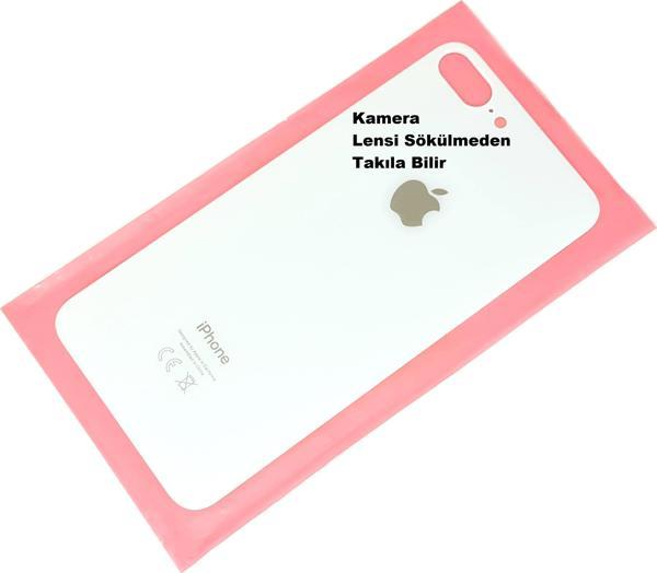 Tkgz İphone 8 PLUS Arka Kapak (CAM) Beyaz - Image 1