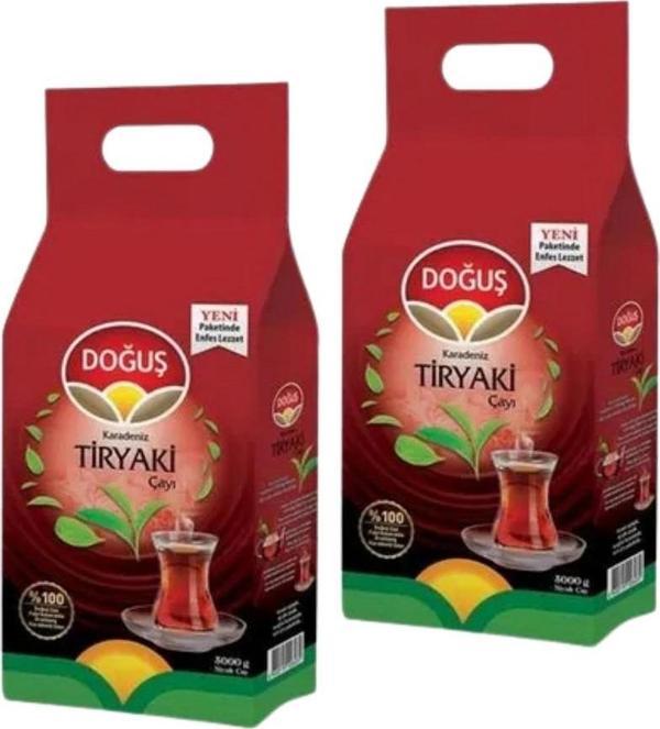 Doğuş Karadeniz Tiryaki Siyah Çay 5000 gr x 2 Adet - Image 1