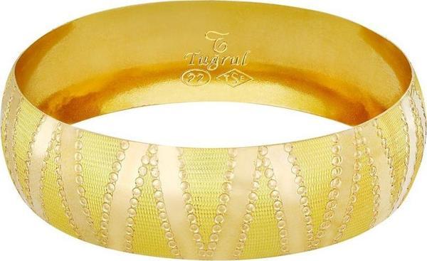 20 gr(gram) 18 mm 22 Ayar İşçiliksiz Bilezik - Image 1