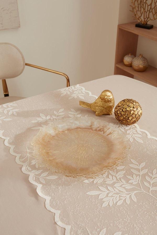 Karaca Home Gemma Dekoratif Tabak Amber - Image 1