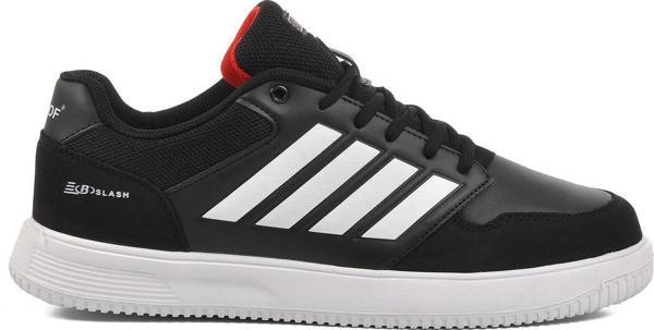 Siyah-Beyaz Bağcıklı Unisex Spor Ayakkabı 074 G - Image 1