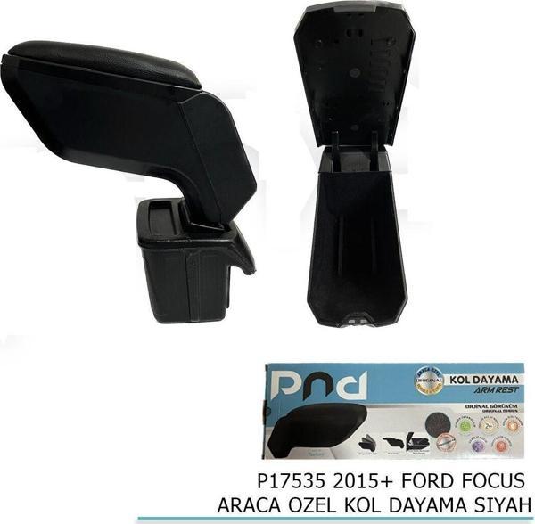 Ford Focus Uyumlu Araca Özel Kol Dayama Siyah 2015+ Parça - Image 1