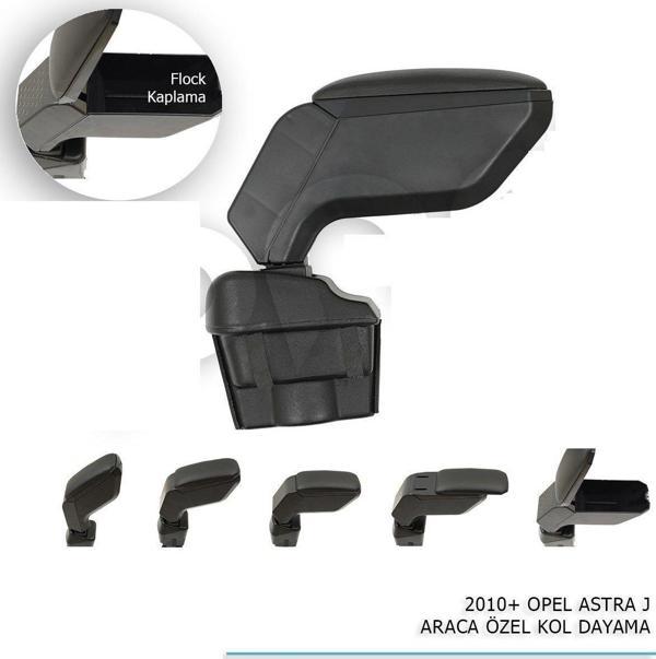 Opel Astra Uyumlu J Araca Özel Kol Dayama Siyah 2010+ Parça - Image 1