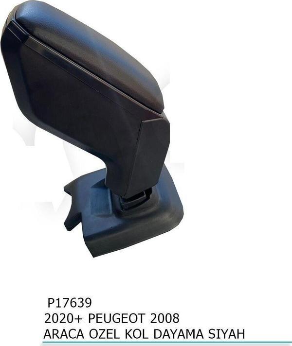 Peugeot 2008 Uyumlu Araca Özel Kol Dayama Siyah 2020+ Parça - Image 1