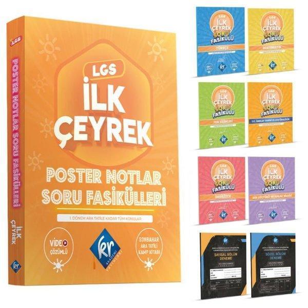 LGS İlk Çeyrek Poster Notlar Soru Fasikülleri - KR Akademi - Image 1