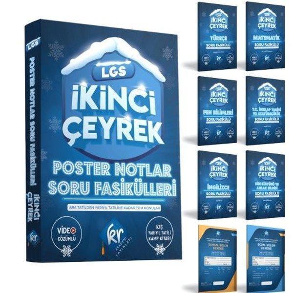 LGS İkinci Çeyrek Poster Notlar Soru Fasikülleri - KR Akademi - Image 1