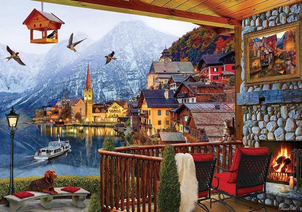 Ks Puzzle Ks Games Hallstatt 2000 Parça Puzzle - Image 1