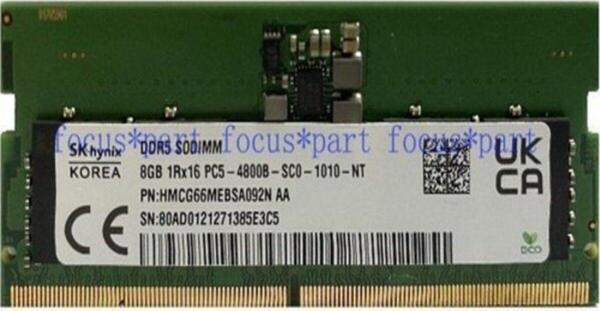 SK-Hynix HMCG66MEBSA092N 8 GB DDR5 4800 MHz CL40 Non ECC Notebook Ram - Image 1