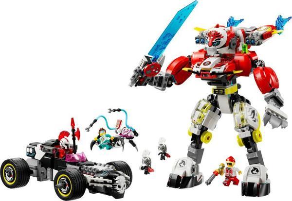Lego Dreamzzz Cooper'ın Kaplan Robotu ve Zero'nun Hot Rod Arabası 71497 - Image 1