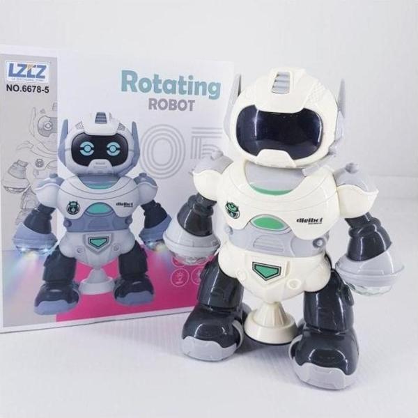 20 cm Sesli Işıklı Hareketli Danscı Robot 1192 - Image 1