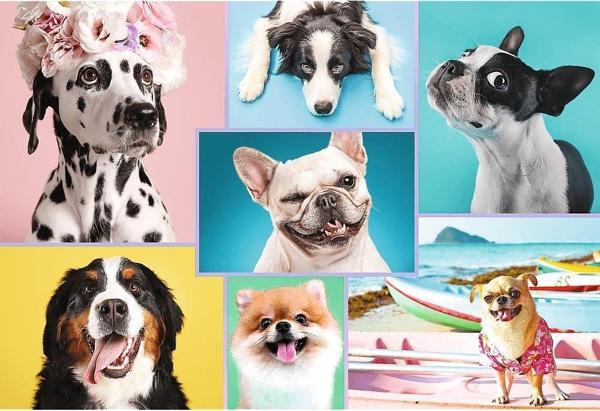 Trefl Puzzle Cute Dogs 1500 Parça Puzzle - Image 1
