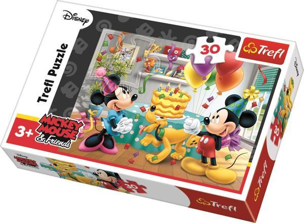 Trefl Puzzle Mickey Mouse & Friends Birthday Cake 30 Parça Yapboz - Image 1