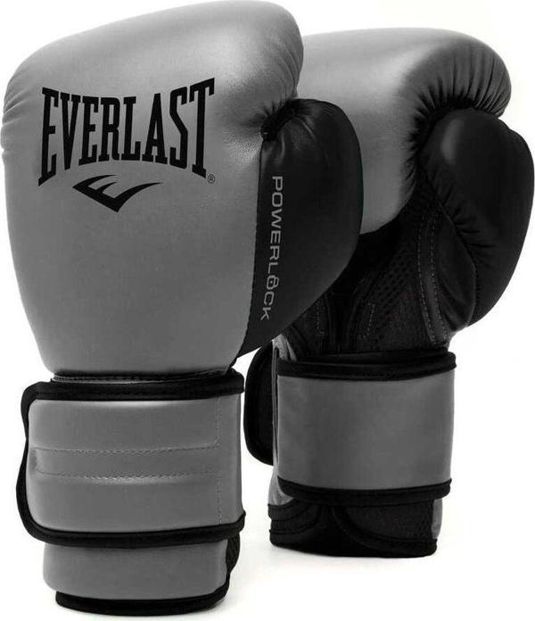 Everlast Powerlock 2R Training Gloves 16oz Gri Boks Eldiveni P00002307 - Image 1