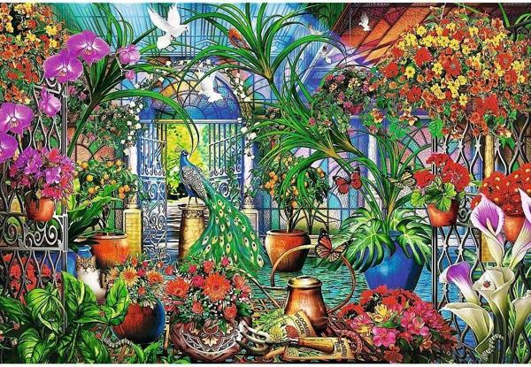 Trefl Puzzle Secret Garden 1500 Parça Puzzle - Image 1