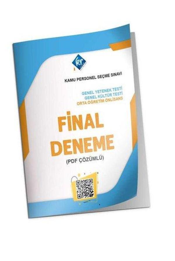 KPSS GYGK Final Ortaöğretim Önlisans Deneme - KR Akademi - Image 1