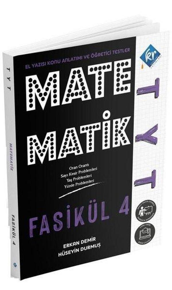 TYT Matematik El Yazısı Konu Anlatım 4. Fasikül - KR Akademi - Image 1