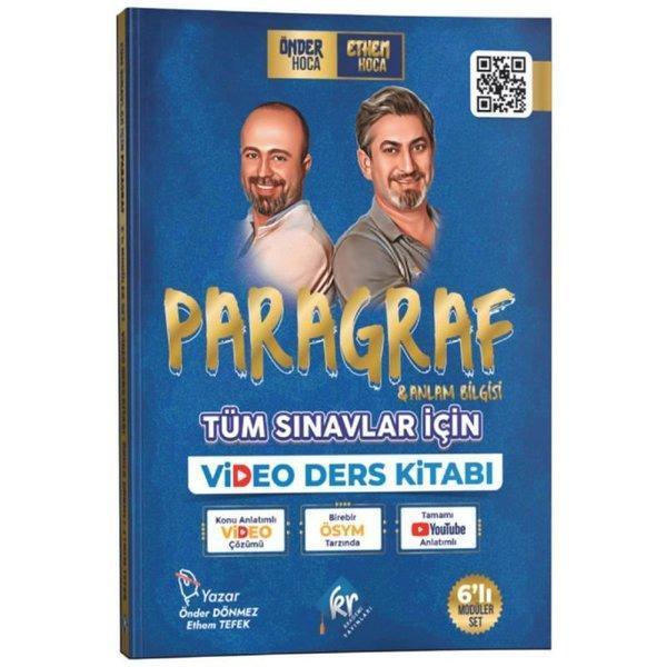 Önder Hoca & Ethem Hoca Tüm Sınavlar Için Paragraf ve Anlam Bilgisi Video Ders Kitabı - KR Akademi - Image 1