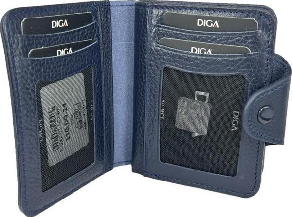 Diga 110 Hakiki Deri Kartlık Cüzdan Lacivert - Image 1