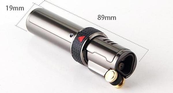 Jobon 3 Jet Torch Bütan Çakmak Gümüş - Image 1