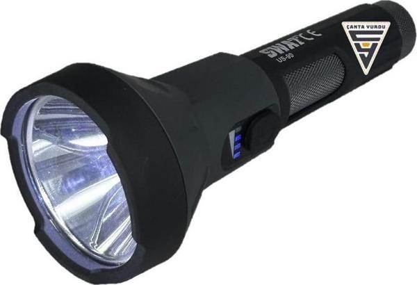 Swat Usb Şarjlı Projektör El Feneri Işıldak - Image 1