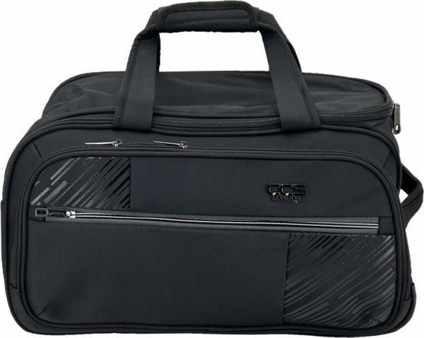 Ççs London Orta Boy 00676 Kumaş Valiz El Çantası Siyah - Image 1