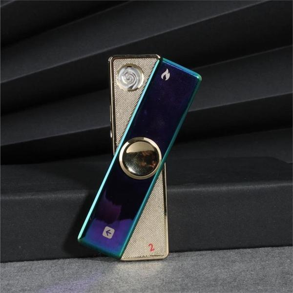 Çarklı Usb Sm680 Şarjlı Elektronik Çakmak Renkli - Image 1