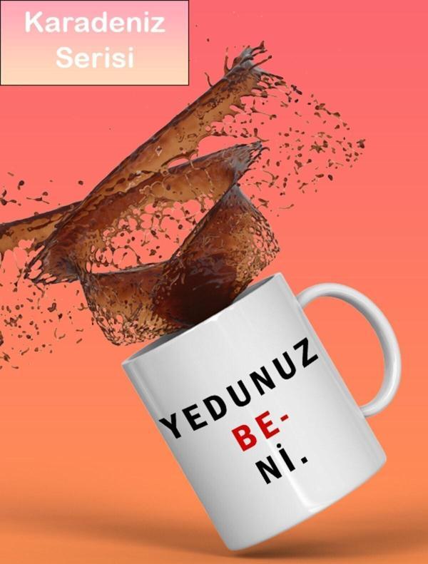 Karadeniz tasarımlı komik yazılı kupa bardak, şiveli komik kupa bardak, karadenizli bardak - Image 1