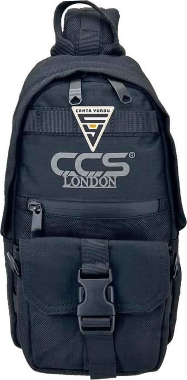 Ççs London 51606 Çapraz Askılı Sırt Çantası Siyah - Image 1