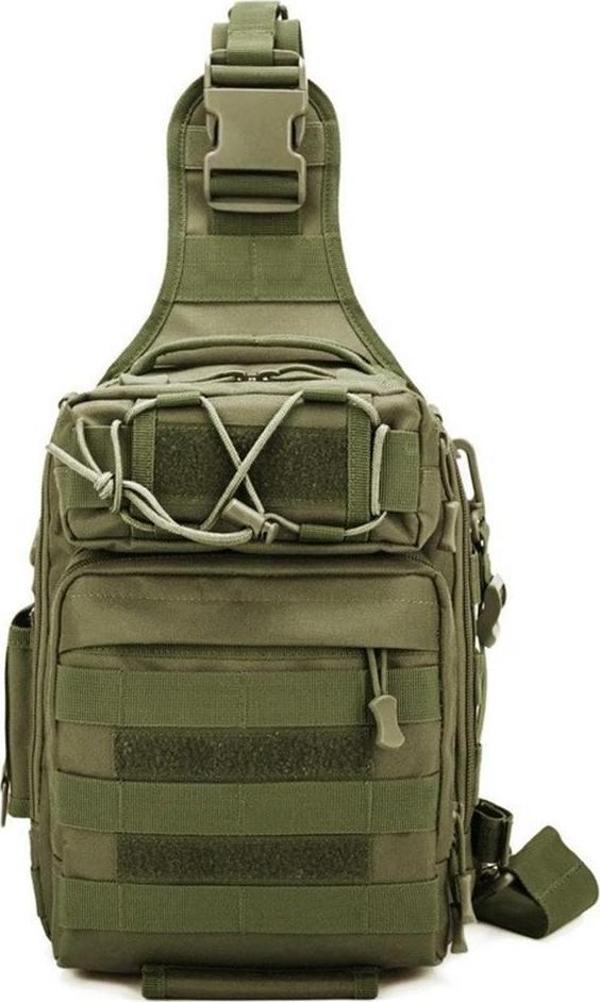 Taktikal TK1001 Bodybag Çapraz Askılı Çanta Haki - Image 1