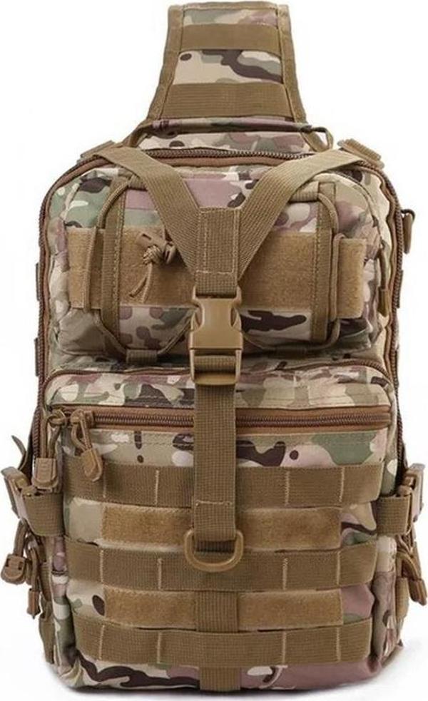 Taktikal TK1002 Bodybag 20 LT Çapraz Askılı Çanta Kamuflaj - Image 1