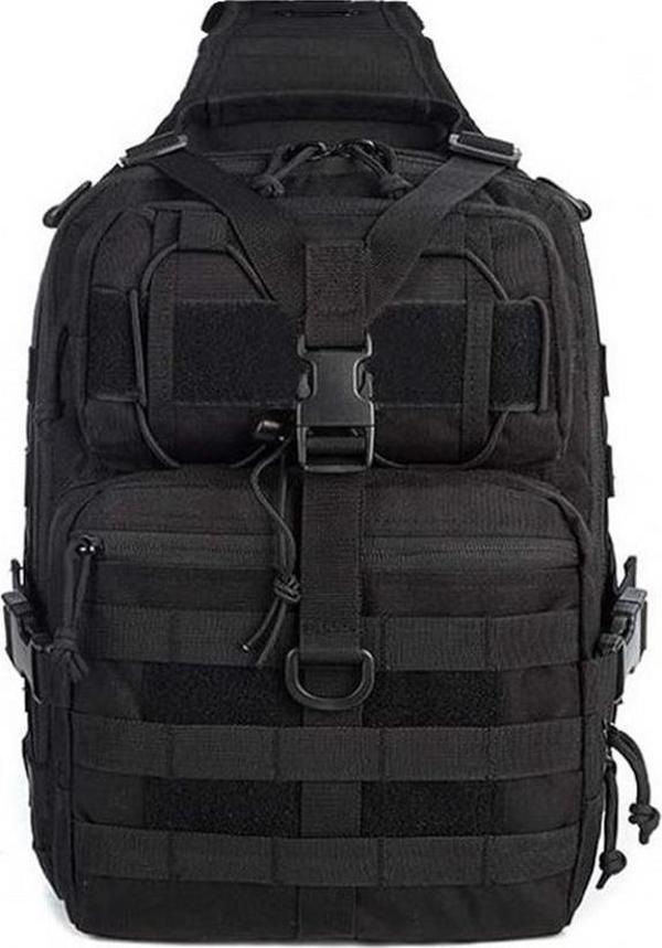 Taktikal TK1002 Bodybag 20 LT Çapraz Askılı Çanta Siyah - Image 1