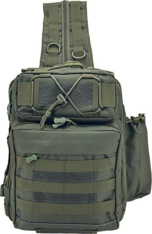 Taktikal TK1005 Bodybag 20 LT Taktic Çapraz Sırt Çantası Haki - Image 1