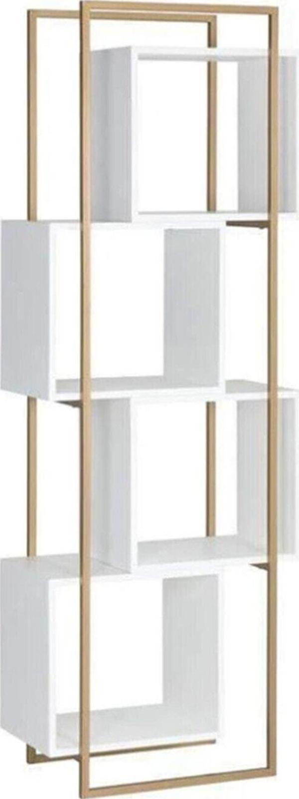 Debora Beyaz Kitaplık&duvar Rafı - Image 1