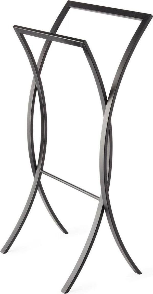 Vargas Siyah Metal Ayaklı Havluluk - Image 1