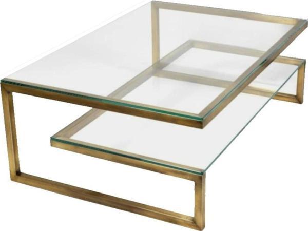 Gonca Gold Metal Orta Sehpa - Image 1