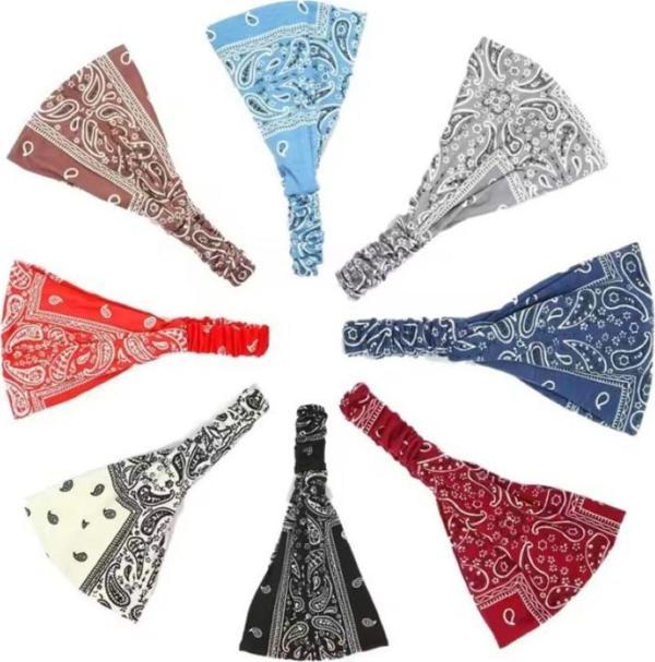 8'li Bandana Set, Kumaş Paraşüt Bandana  - Image 1