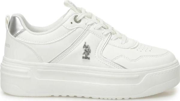 Us Polo Assn Clarke 5fx Kadın Beyaz Spor Ayakkabı 101946719  - Image 1