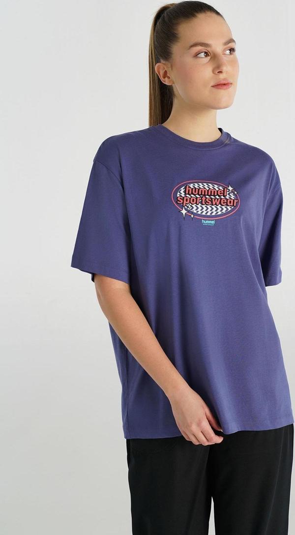 Hummel 912150-9963 Patez Oversize Kadın Spor Tişört - Image 1